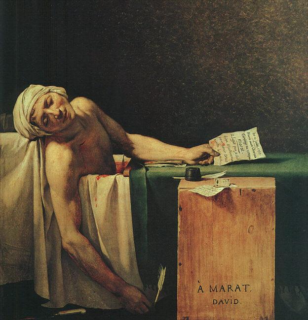 Jacques-Louis David The Death of Marat oil painting image